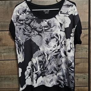 Floral Short Sleeve Blouse